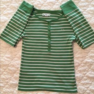 Girls GAP Striped Long-Sleeved Top
